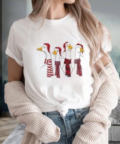 Goose Christmas Geese Crew Neck Sweat T-Shirts