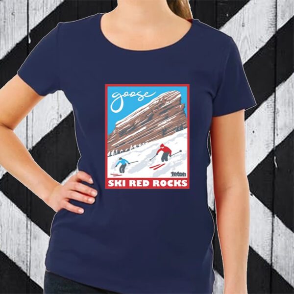 Goose X Tgr Ski Red Rocks 2023 TShirt