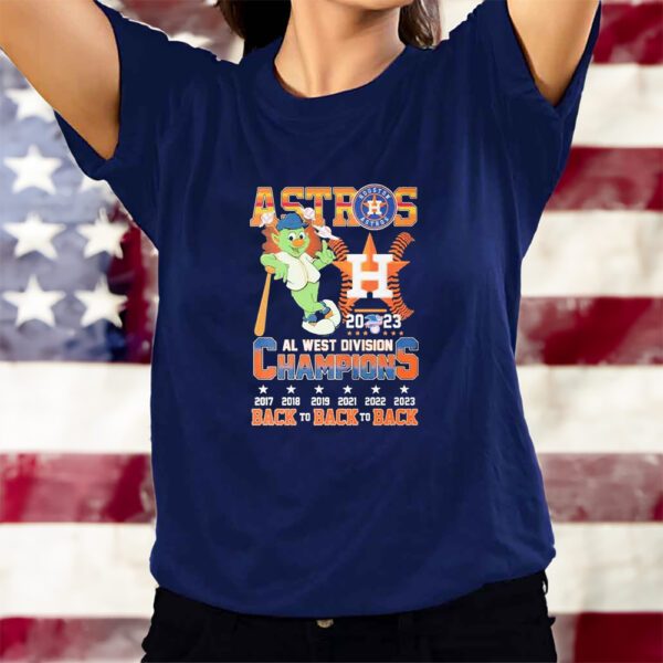 Houston Astros 2023 AL West Division Champions T-Shirts