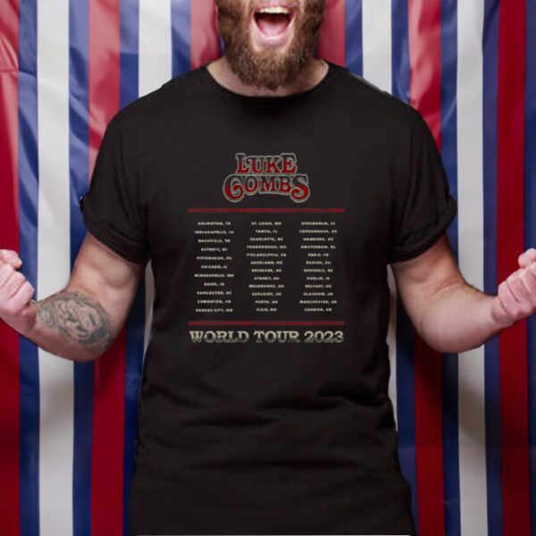 Luke Combs World Tour 2023 TShirt