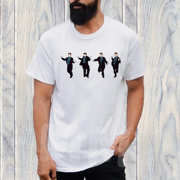 Matthew Perry Dancing Casual Print Short Sleeve TShirt