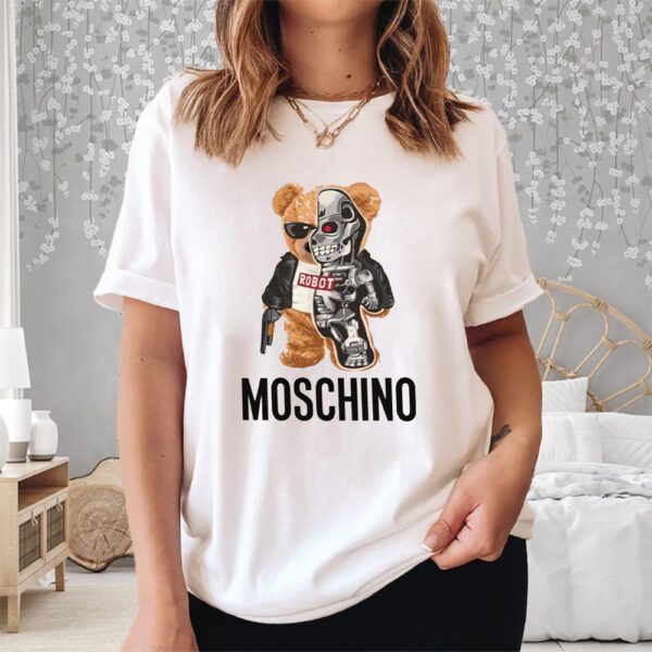 Moschino Teddy Robot Mafia Gangster Shirt