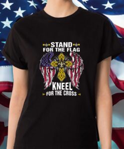 New Orleans Saints Stand For The Flag Kneel For The Cross Shirt