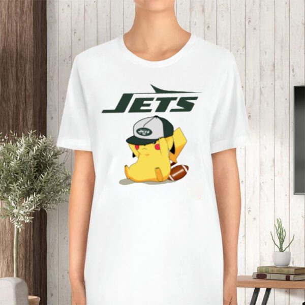 New York Jets Pikachu NFL TShirt