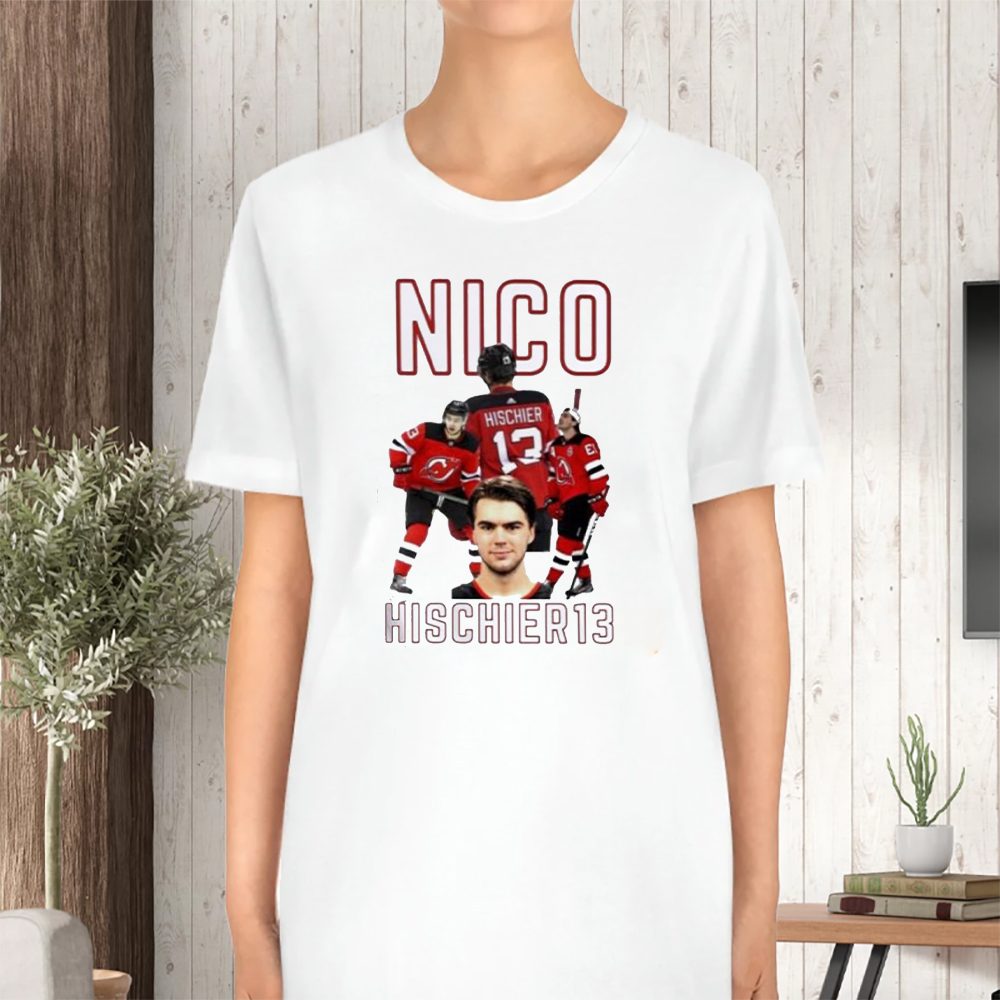 Nico Hischier 13 Jersey Devil Ice Hockey T-Shirt - Breakingo