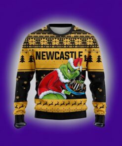 Personalized EPL Newcastle Grinch Ugly Sweaters All Over Print For Fan