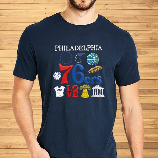 Philadelphia 76ers Nba X Market Claymation Shirt