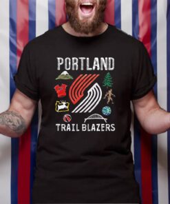 Portland Trail Blazers Nba X Market Claymation TShirt