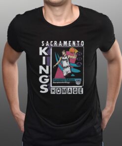 Sacramento Kings Trading Card Domantas Sabonis T-Shirts