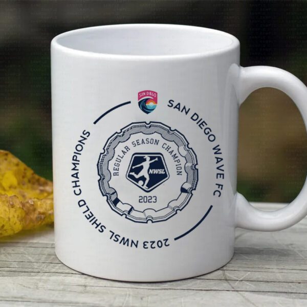 San Diego Wave FC - 2023 Shield Champs Circle Mug