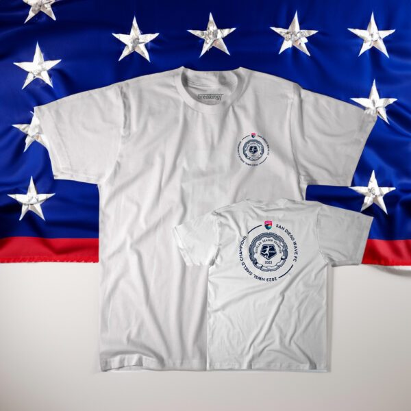 San Diego Wave FC - 2023 Shield Champs Circle Shirt