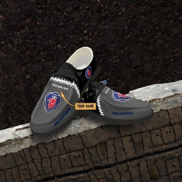 Scania Custom Name Hey Dude Shoes