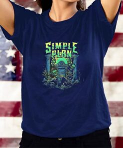 Simple Plan Halloween Tombstone T-Shirts