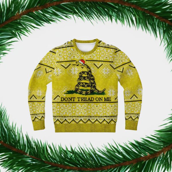 Snake Don’t Tread On Me Ugly Christmas Sweaters