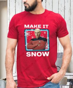 Star Trek Next Generation Make It Snow Christmas Shirt