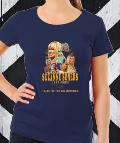 Suzanne Somers 1946 – 2023 Thank You For The Memories TShirt