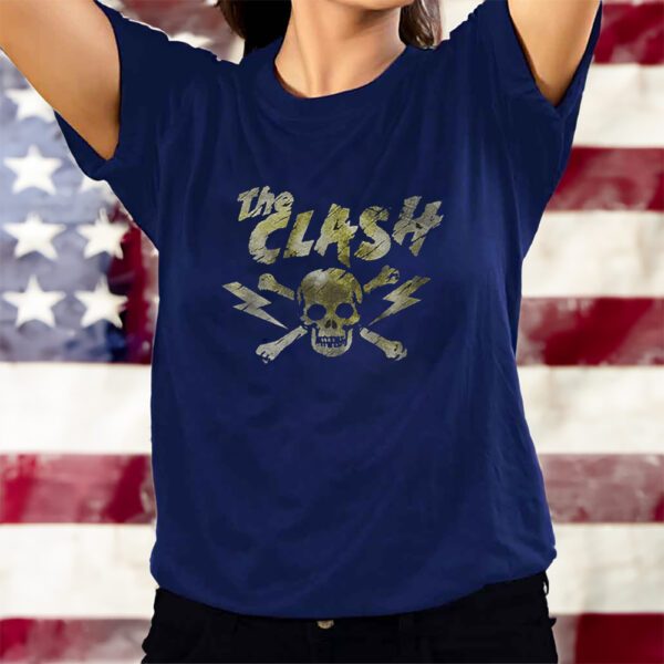 The Clash Women's Grunge Skull T-Shirts