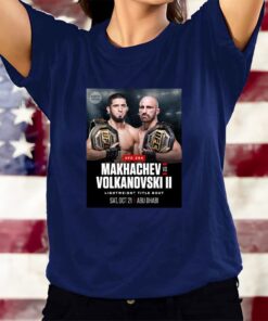 UFC 294 Islam Makhachev Vs Alexander Volkanovski At Lightweight Title Bout MMA T-Shirts