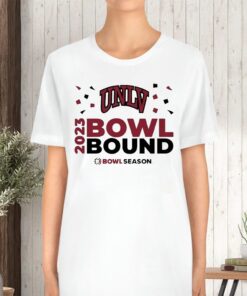 UNLV Rebels 2023 Bowl Bound Bow Season Logo TShirt