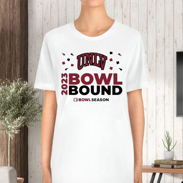 UNLV Rebels 2023 Bowl Bound Bow Season Logo TShirt