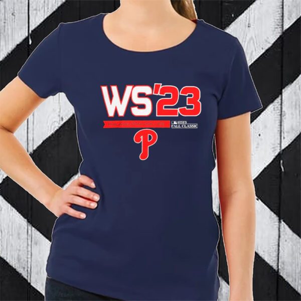 WS’ 23 Philadelphia Phillies 2023 World Series Logo TShirt