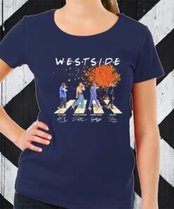 Westside Squad Ice Cube Tupac Shakur Snoop Dogg And Dr. Dre Abbey Road Signatures TShirt