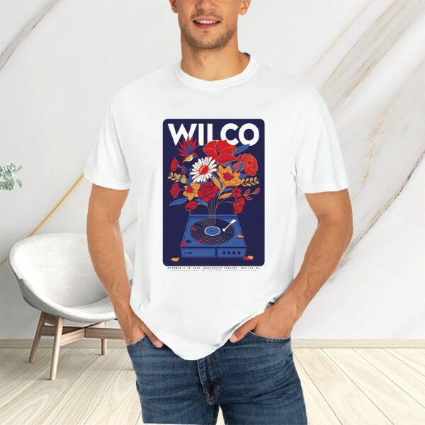 Wilco Seattle WA Paramount Theatre October 17-18 2023 T-Shirts