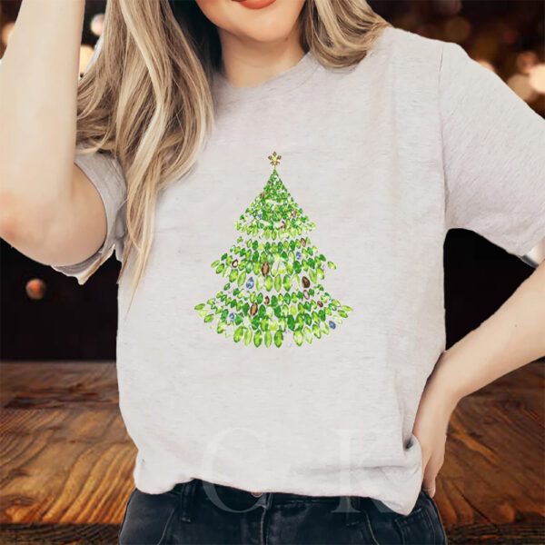 Women’s Crystal Christmas Tree Sweat T-Shirts