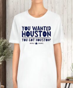 You Wanted Houston You Got Houston World Champs TShirt