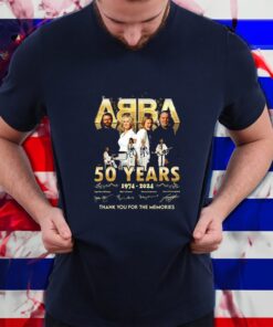 Abba 50 Years 1974 – 2024 Thank You For The Memories Shirt