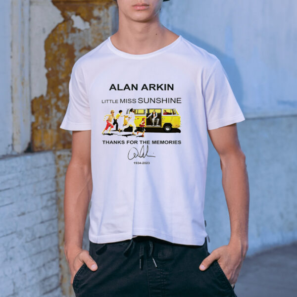 Alan Arkin little miss sunshine thanks for the memories signature 1934 2023 T-shirt