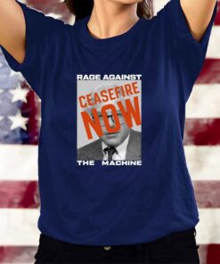 Bernie Sanders Rage Against The Machine Ceasefire Now T-Shirts