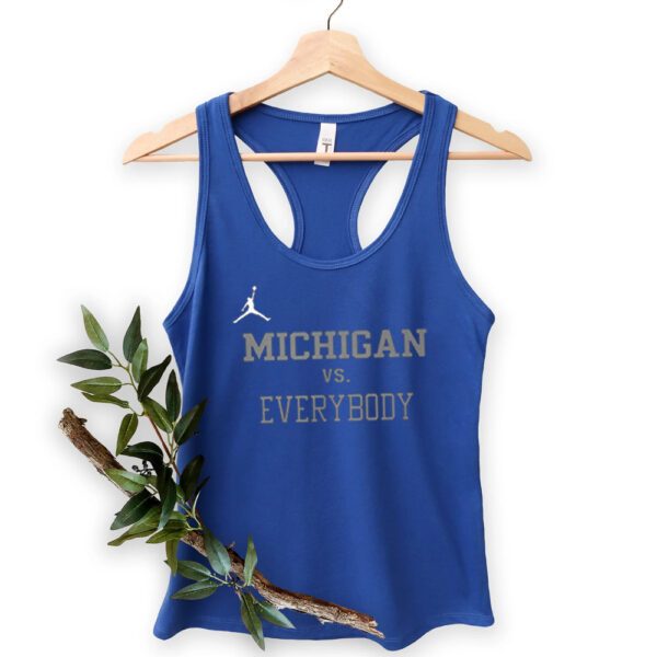 Charles Woodson Jordan Michigan Vs Everybody Tank Tops