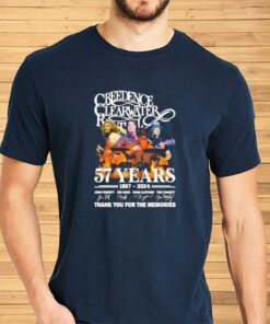 Creedence Clearwater Revival 57 Years 1967 – 2024 Thank You For The Memories Shirt