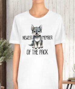 Cute Dog Newest Member Of The Pack TShirt