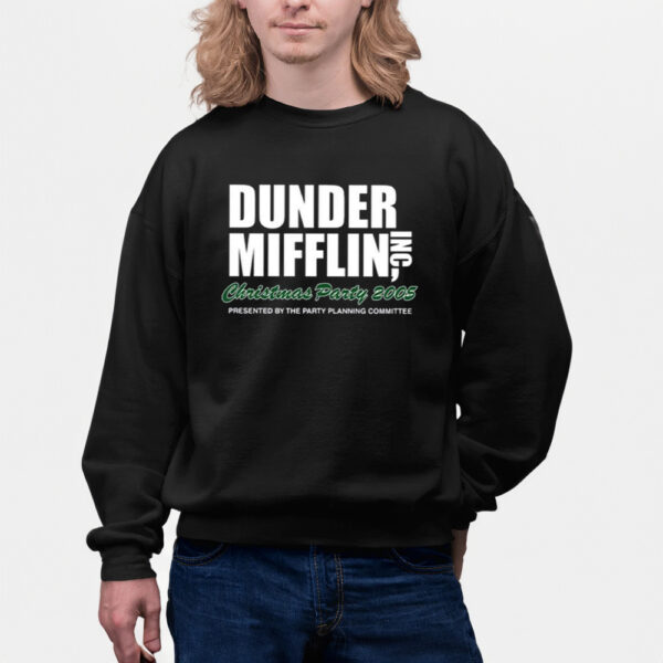 Dunder Mifflin Inc Christmas Party 2005 Presented By The Party Planning Committee Shirts