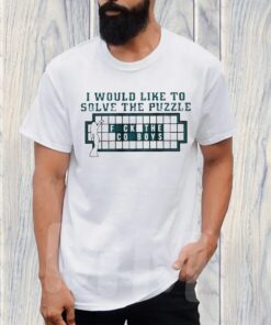 Eagles I Would Like To Solve The Puzzle Fuck The Cowboys Shirt