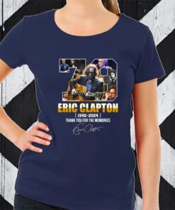 Eric Clapton 1945 – 2024 Thank You For The Memories T-Shirt