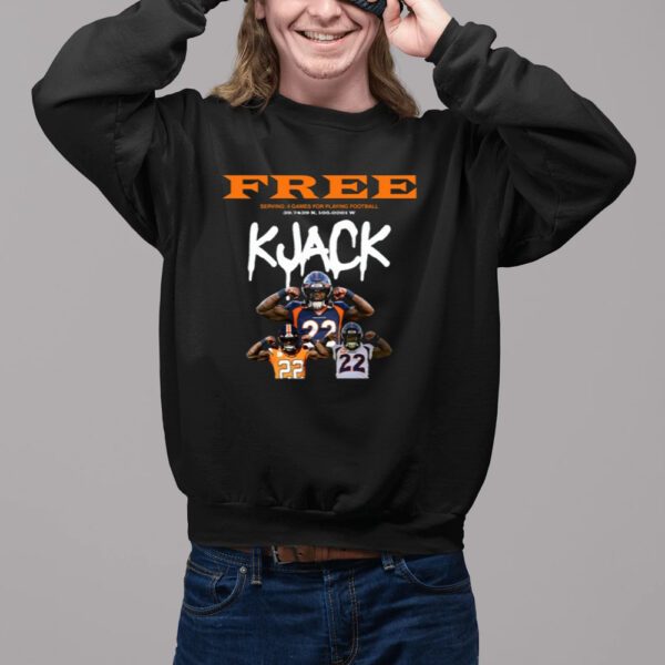 Free Kjack Serving 4 Games For Playing Football Shirt-Unisex T-Shirt2