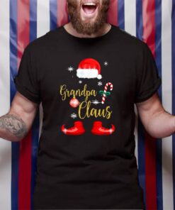 Grandpa Santa Claus Funny Family Christmas Pjs For Granddad T-Shirt