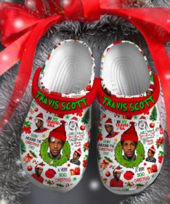 In My Travis Era All I Want For Christmas Travis Scott A Very Sicko Christmas Clogs Cute