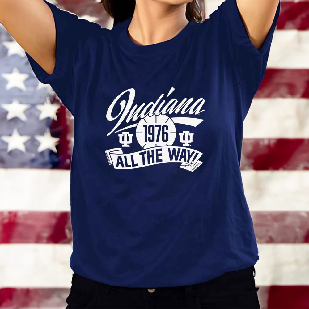 Indiana Hoosiers all the way 1976 T-Shirt 4 Indiana Hoosiers all the way 1976 T-Shirts