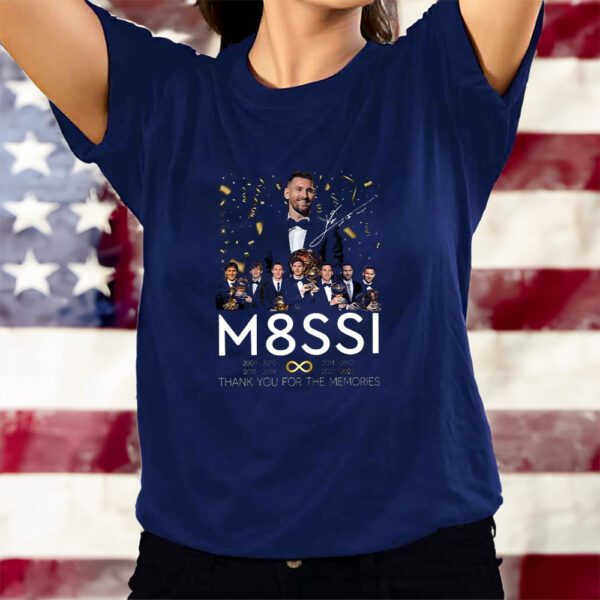 M8SSI Infiniti Eighth Ballon d’Or Thank You For The Memories T-Shirts