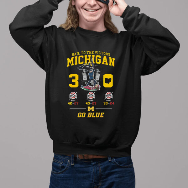 Michigan Wolverines B10 East 3-0 Ohio State T-Shirt2