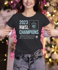 NJ-NY Gotham FC 2023 NWSL Champions T-Shirt