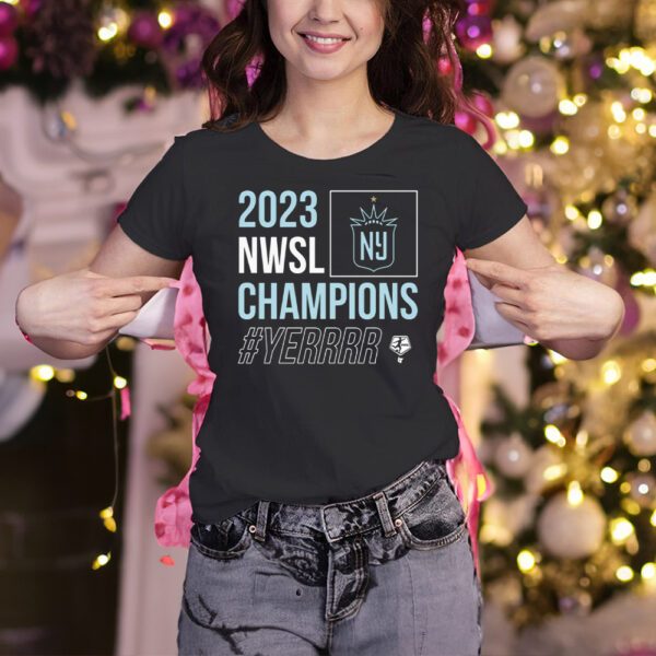 NJ-NY Gotham FC 2023 NWSL Champions T-Shirt