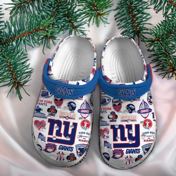 New York Giants Football This Guy Loves His Giants Clogs cute