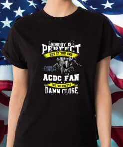 Nobody Is Perfect But If You Are ACDC Fan You’re Pretty Damn Close Shirts