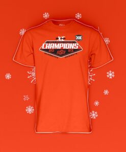 Orange Oklahoma State Cowboys 2023 Big 12 Cross Country Champions Shirts