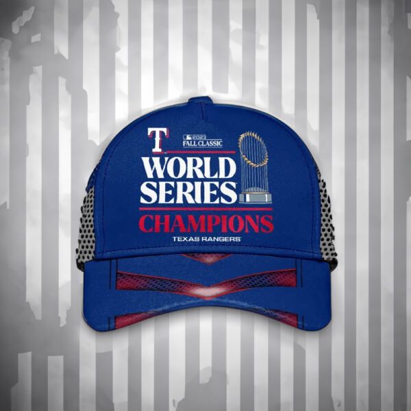 Rangers 2023 World Series Champions Cap